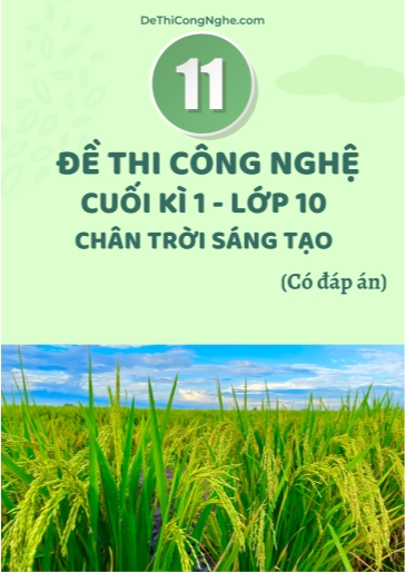 Bộ 11 Đề thi cuối Kì 1 môn Công nghệ 10 sách CTST (Có đáp án)