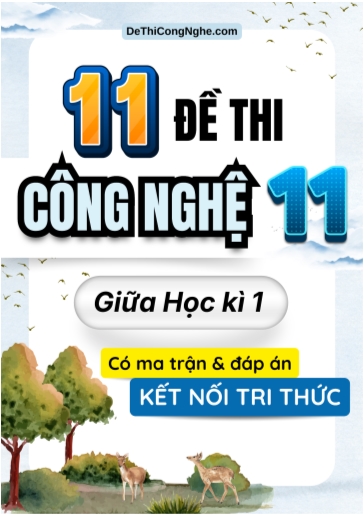 Bộ 11 Đề thi Công nghệ Lớp 11 giữa học kì 1 có ma trận và đáp án (Kết nối tri thức)